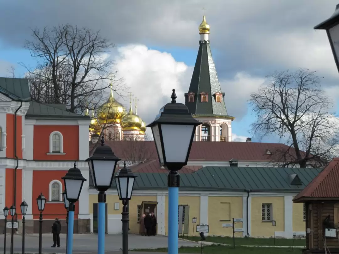 Вид с причала Валдайского Иверского монастыря