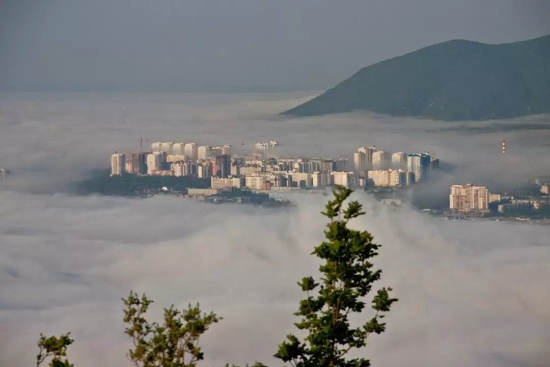 Новороссийск в тумане