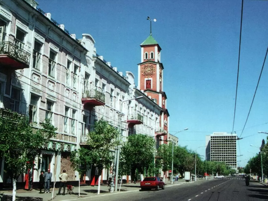 Часовая башня в Оренбурге