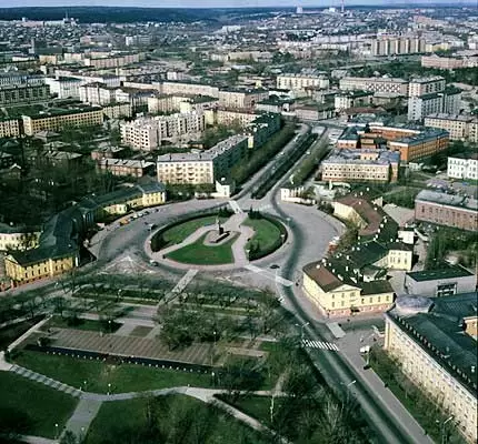 Петрозаводск, фото города с вертолета