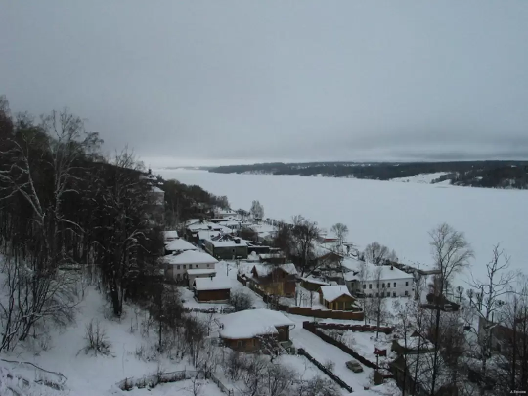 Плёс зимой