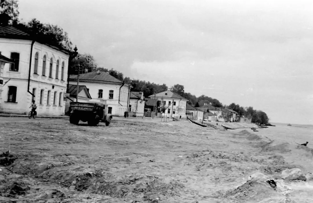 Плёс, набережная в 1957 году