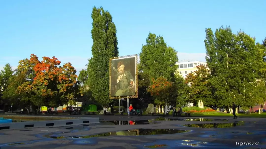 Пенза, панно Э. Мане «Кружка пива» из пивных пробок