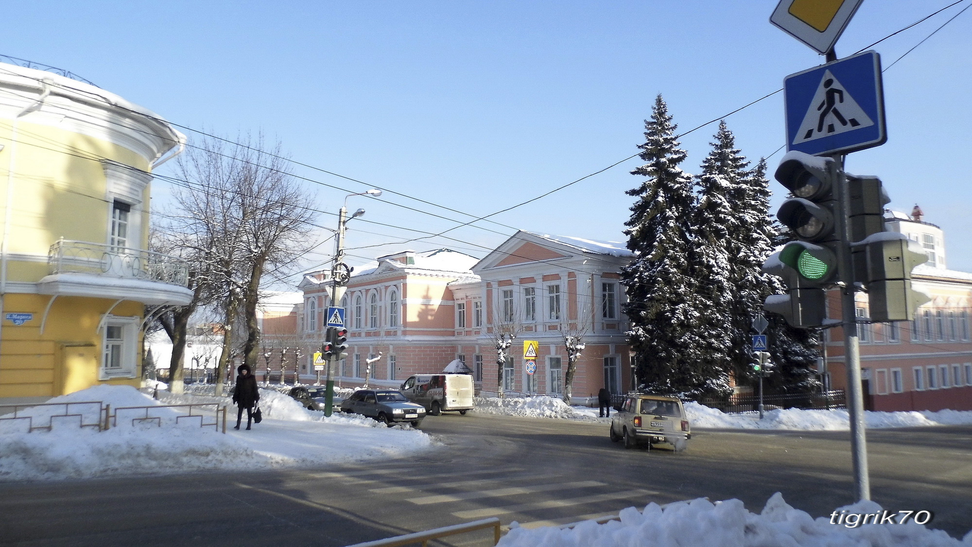 Пенза, средняя школа №4, в 1900–1904 г. здание «Реального училища» на улице Володарского