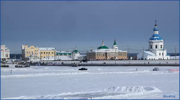 Зимний вид. Залив