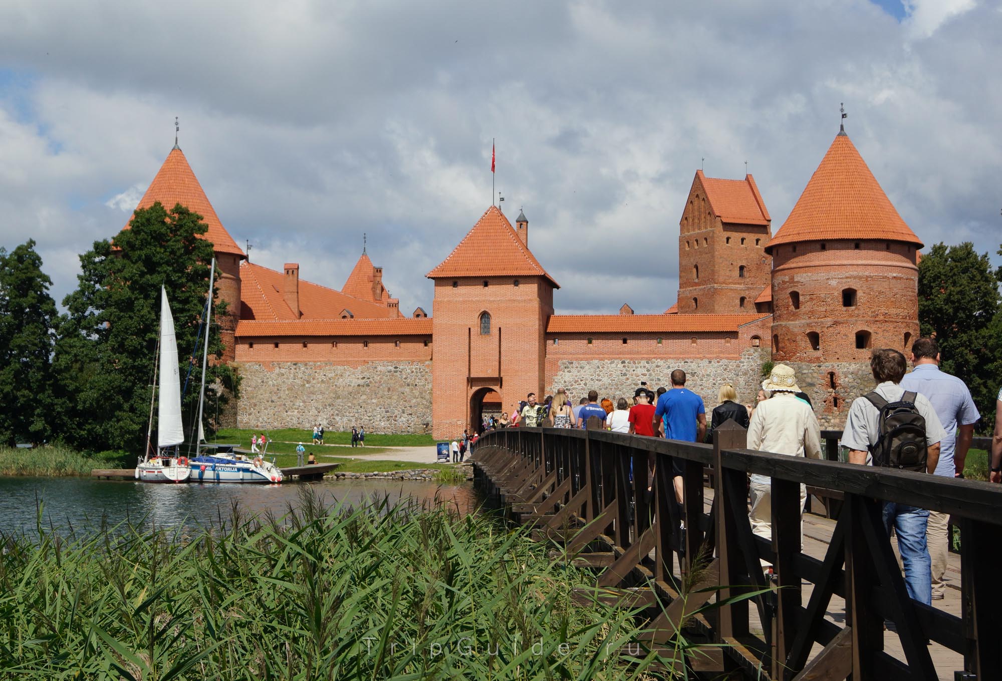 Фото замка Тракай