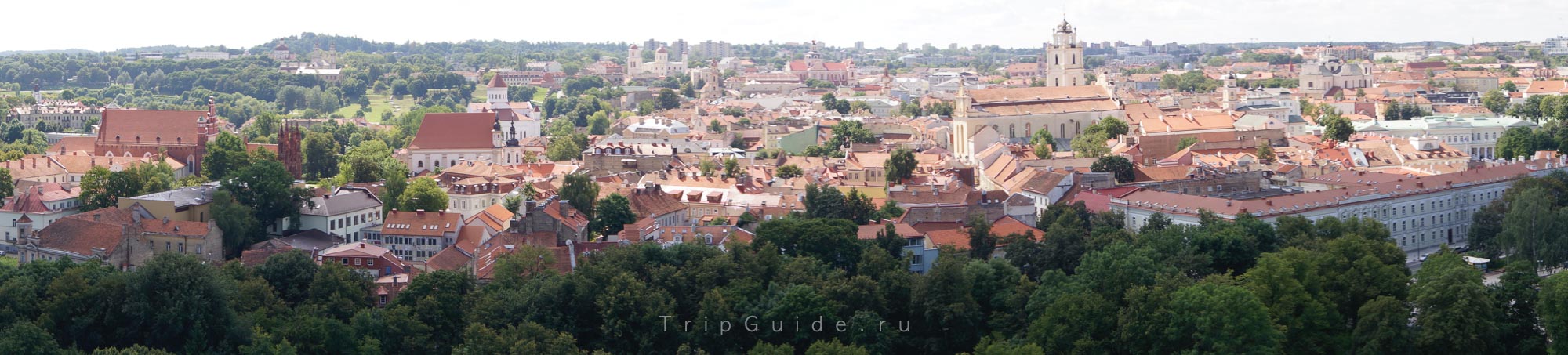 Панорама Таллина — старый город