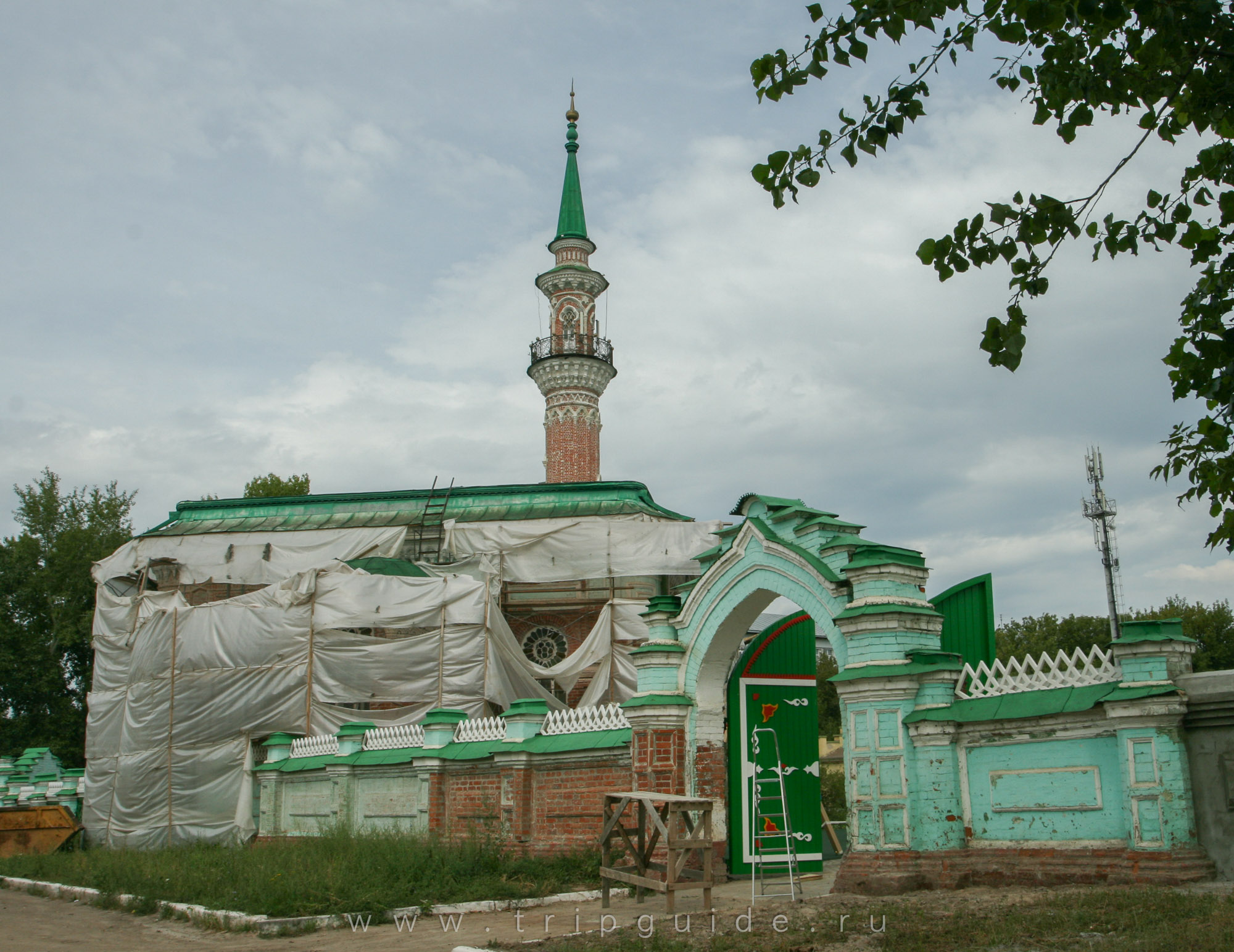 Азимовская мечеть во время реставрации в Казани