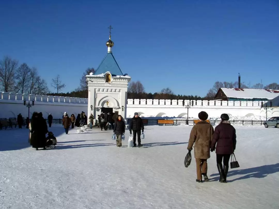 Святой источник в Раифском монастыре
