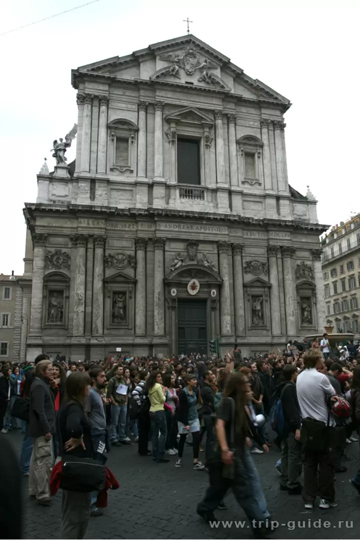 Церковь Святой Андреа (basilica di Sant Andrea della Valle)