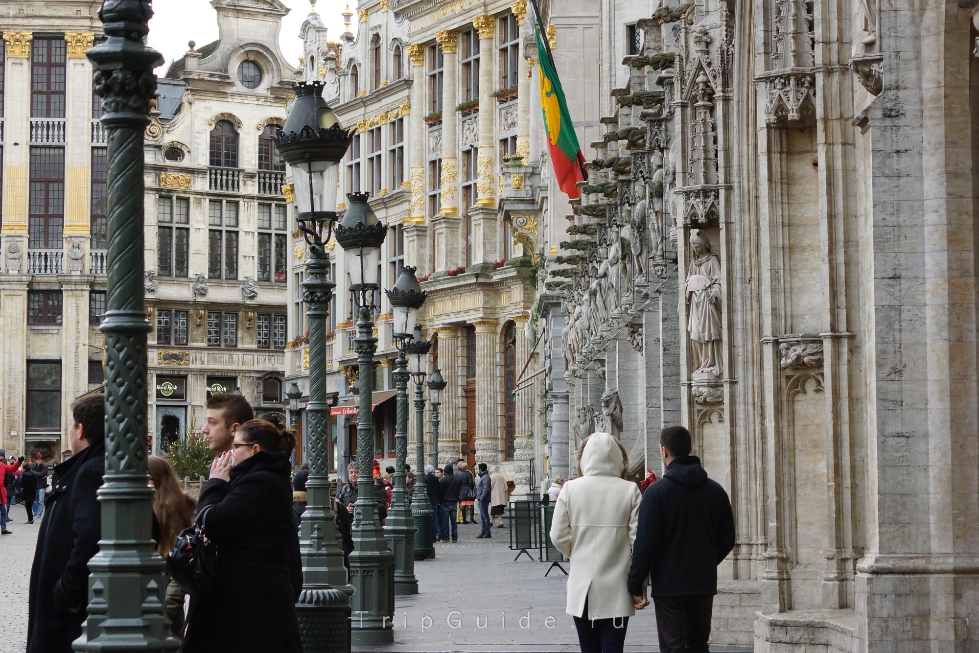 Площадь Grote Markt в Брюсселе