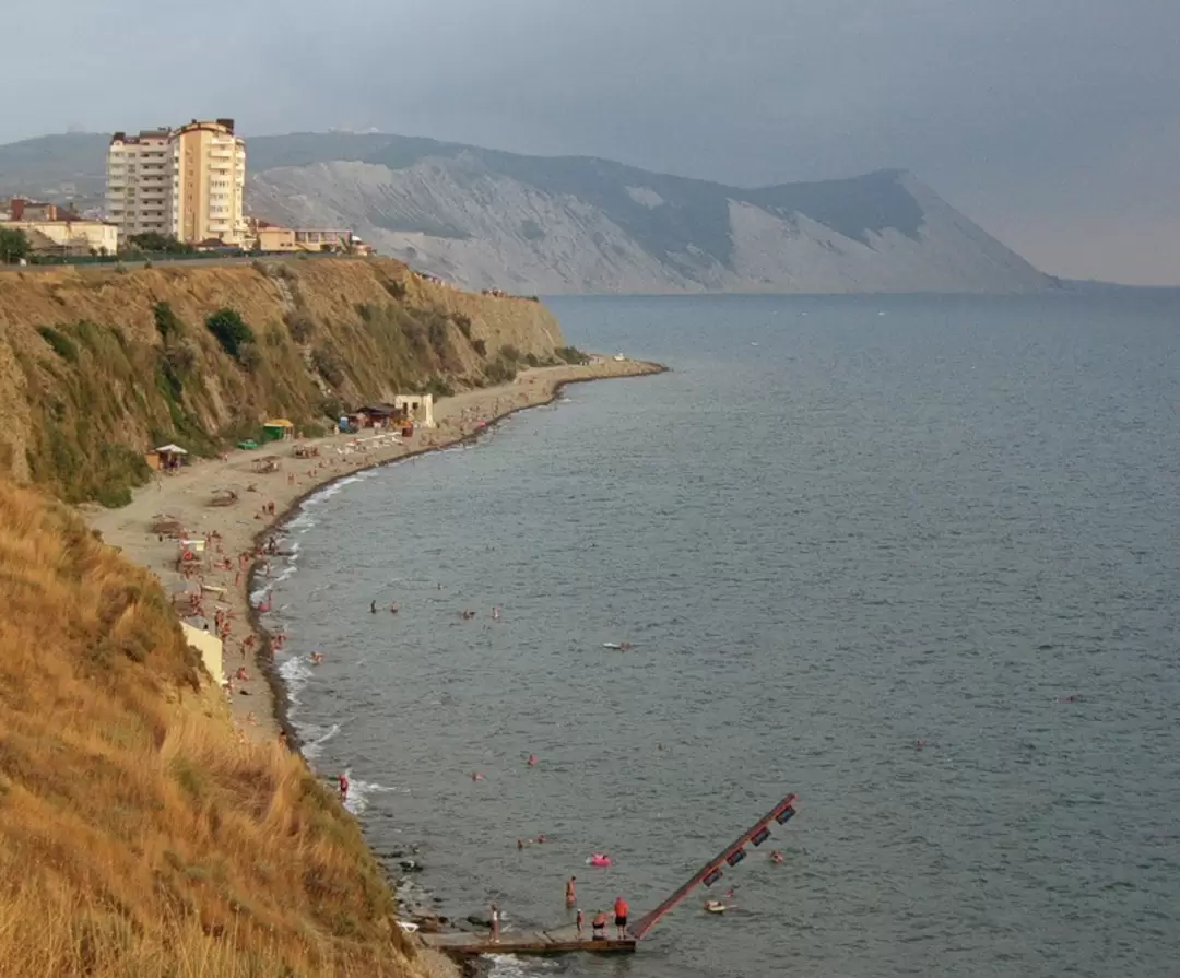 Пляж Высокий берег в Анапе