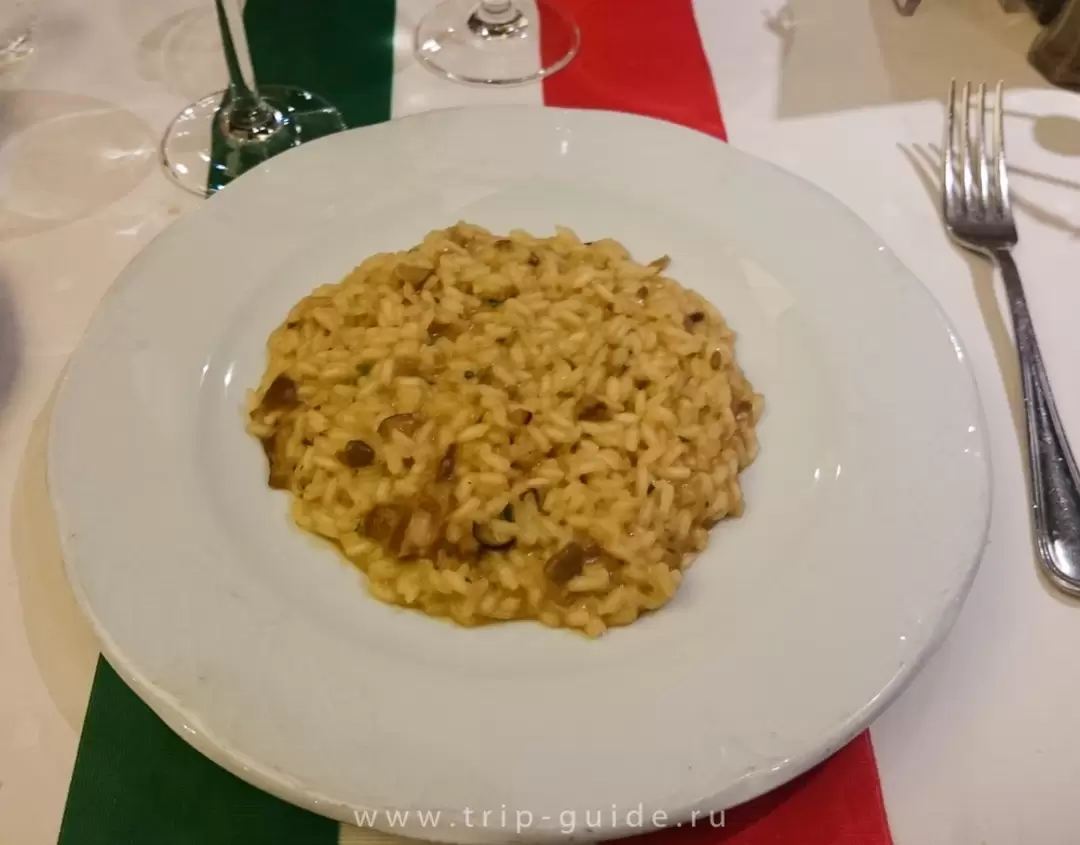 Risotto ai porcini / Ризотто с белыми грибами / Golden Lobster 3-й день