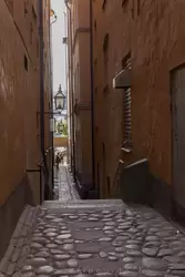 Самая узкая улочка Стокгольма