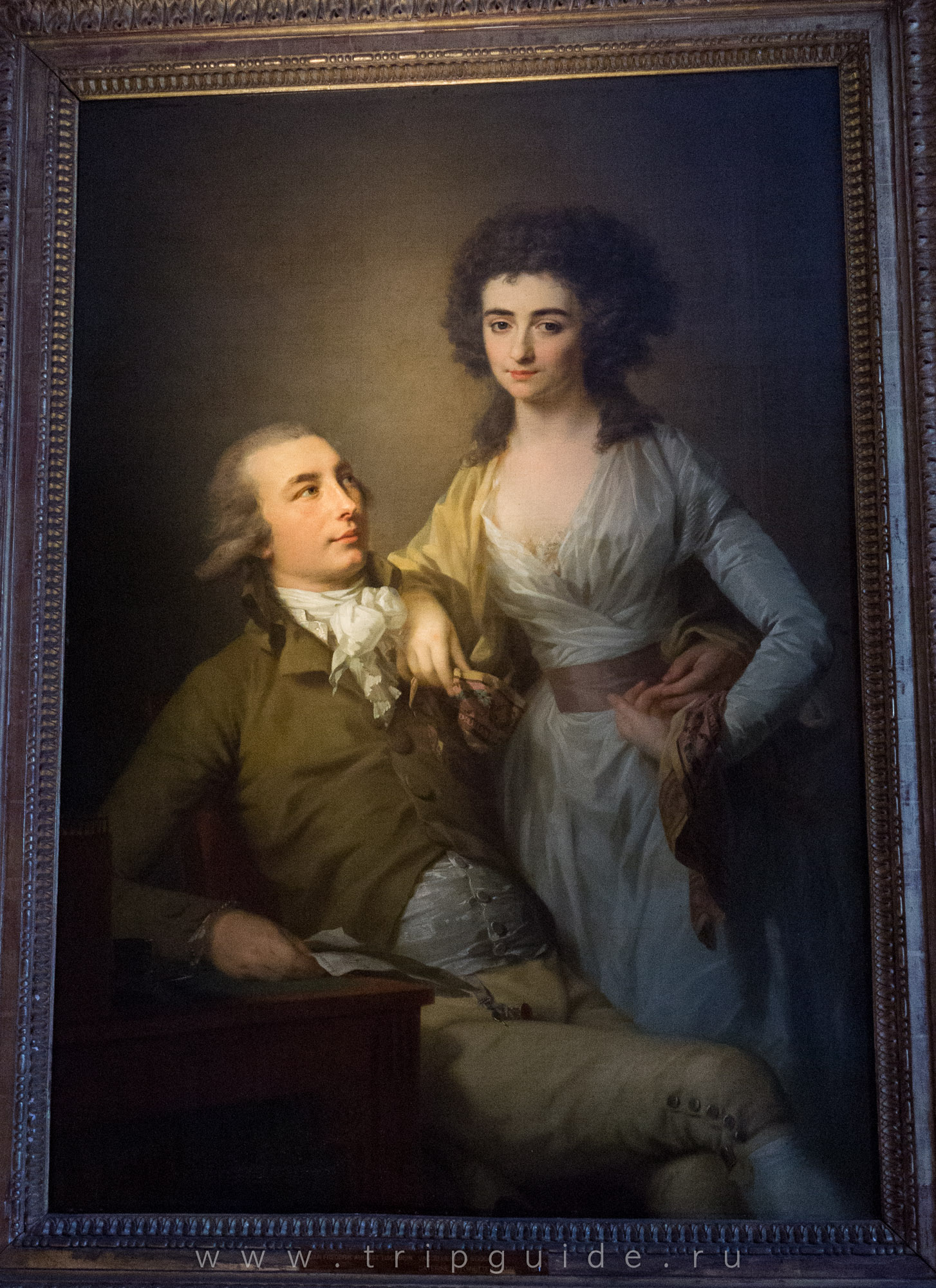 Якоб Хендрик Бооде и Кэтрин Антуанетт Маритин, 1791 — портрет дедушки и бабушки Луизы ван Лон-Борски, выполнен немецким художником Йоханом Фредериком Тишбейном 