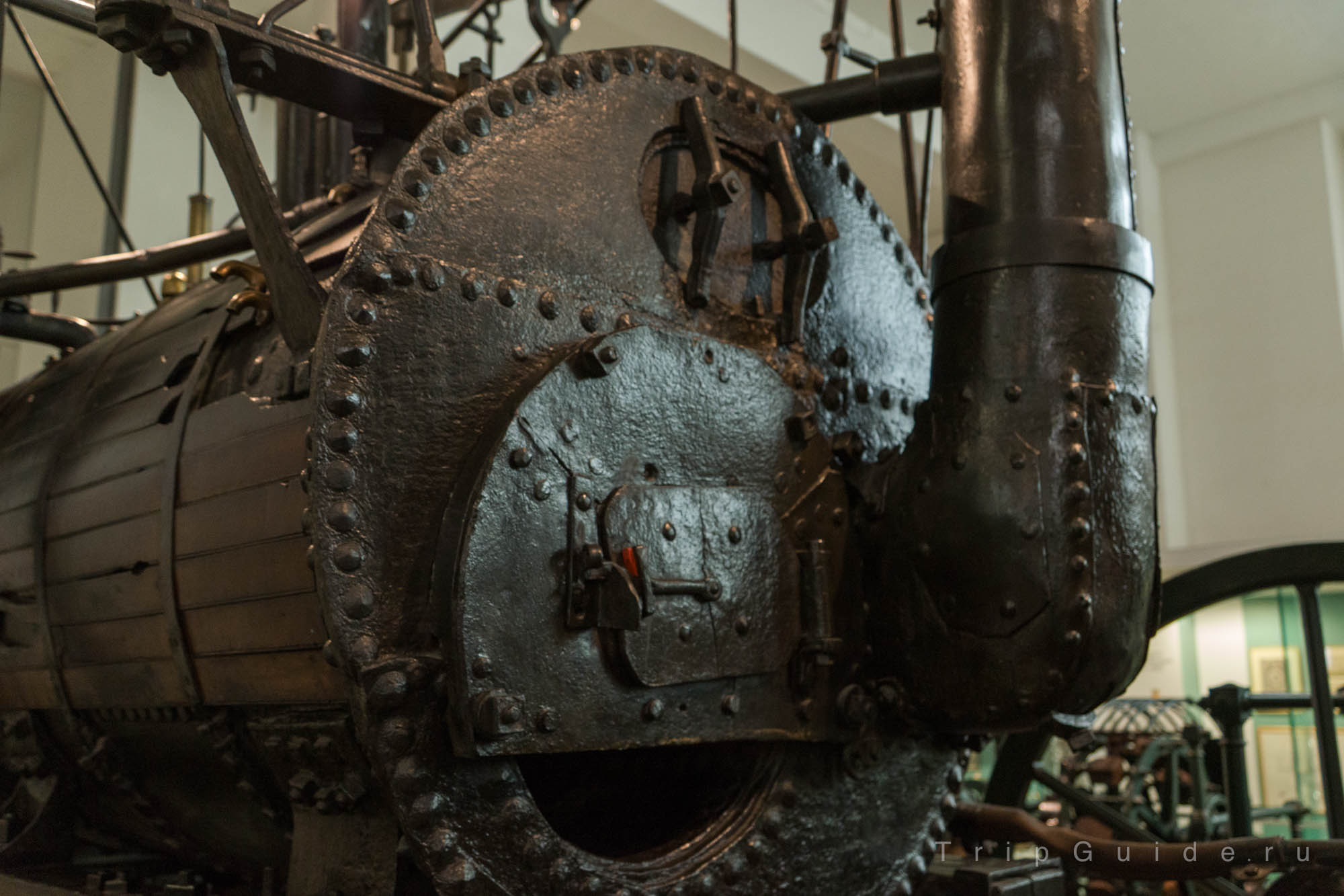Локомотив «Пыхтящий Билли» («Puffing Billy») — старейший сохранившийся железнодорожный локомотив, 1814 г.
