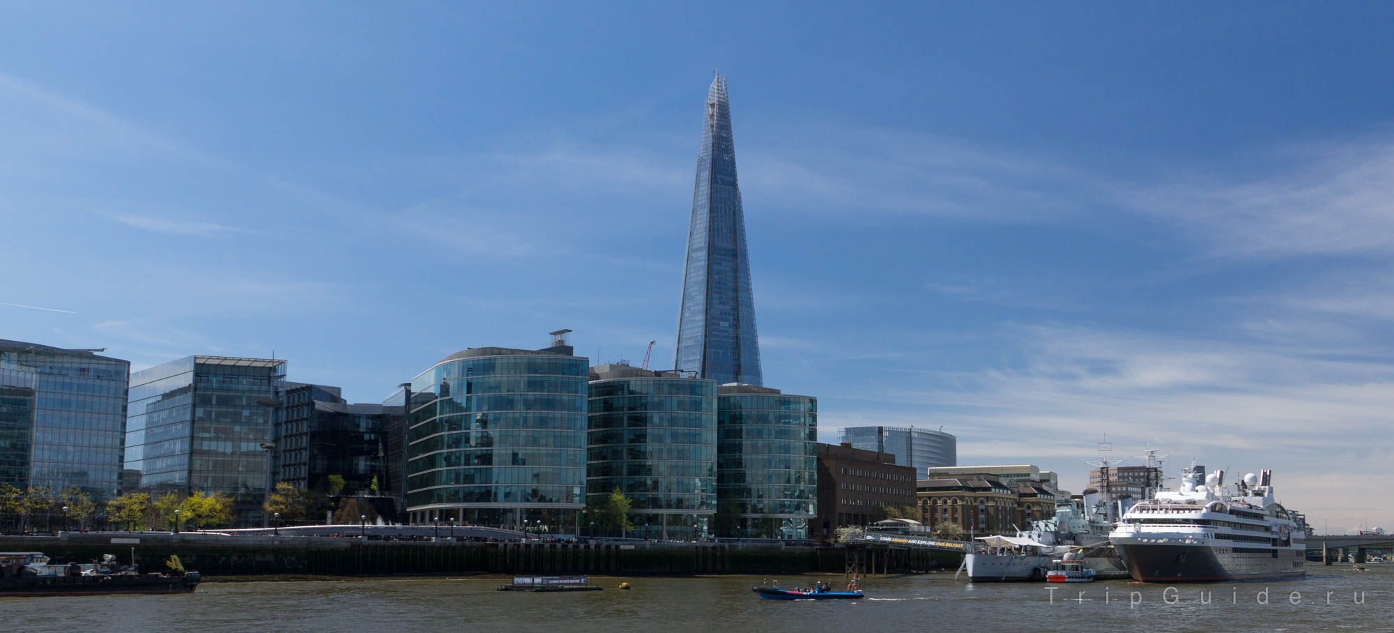 Небоскреб «Осколок» («The Shard») и квартал «More London» «Больше, чем Лондон»