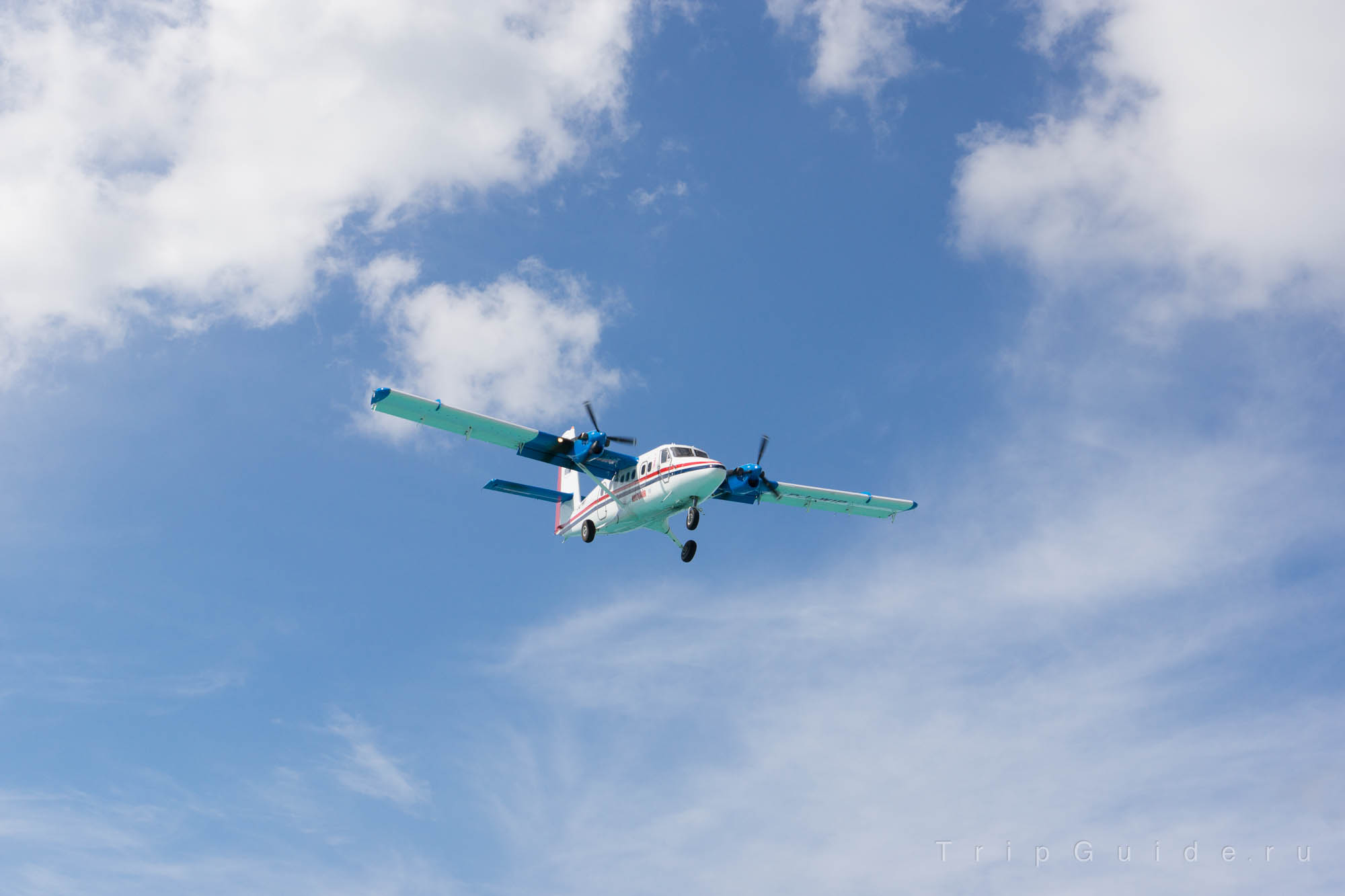 Самолет De Havilland DHC-6-300 Twin Otter авиакомпании WinAir, бортовой номер PJ-WIP