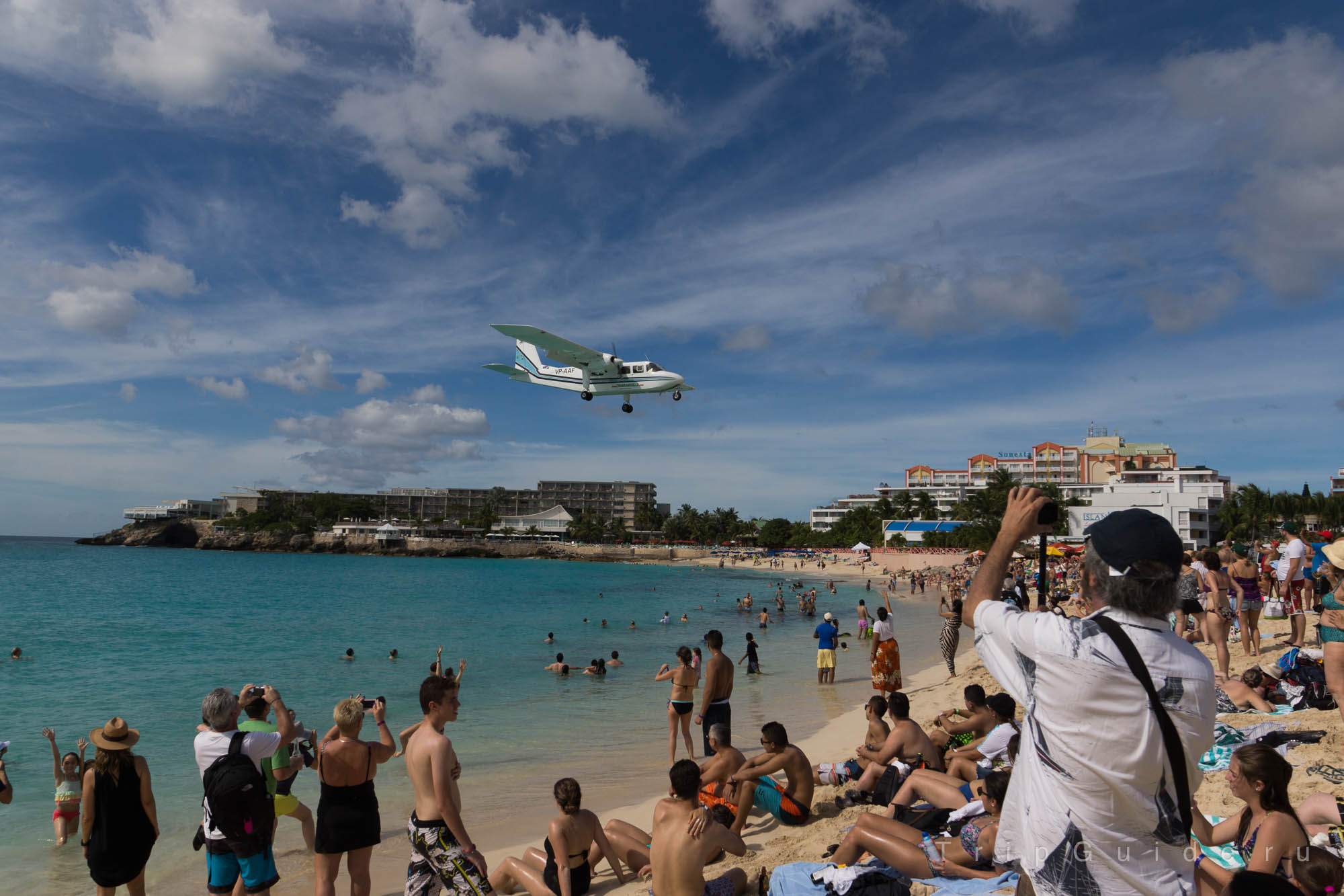 Самолет Britten-Norman BN-2B-21 Islander авиакомпании Trans Anguilla Airways, бортовой номер VP-AAF