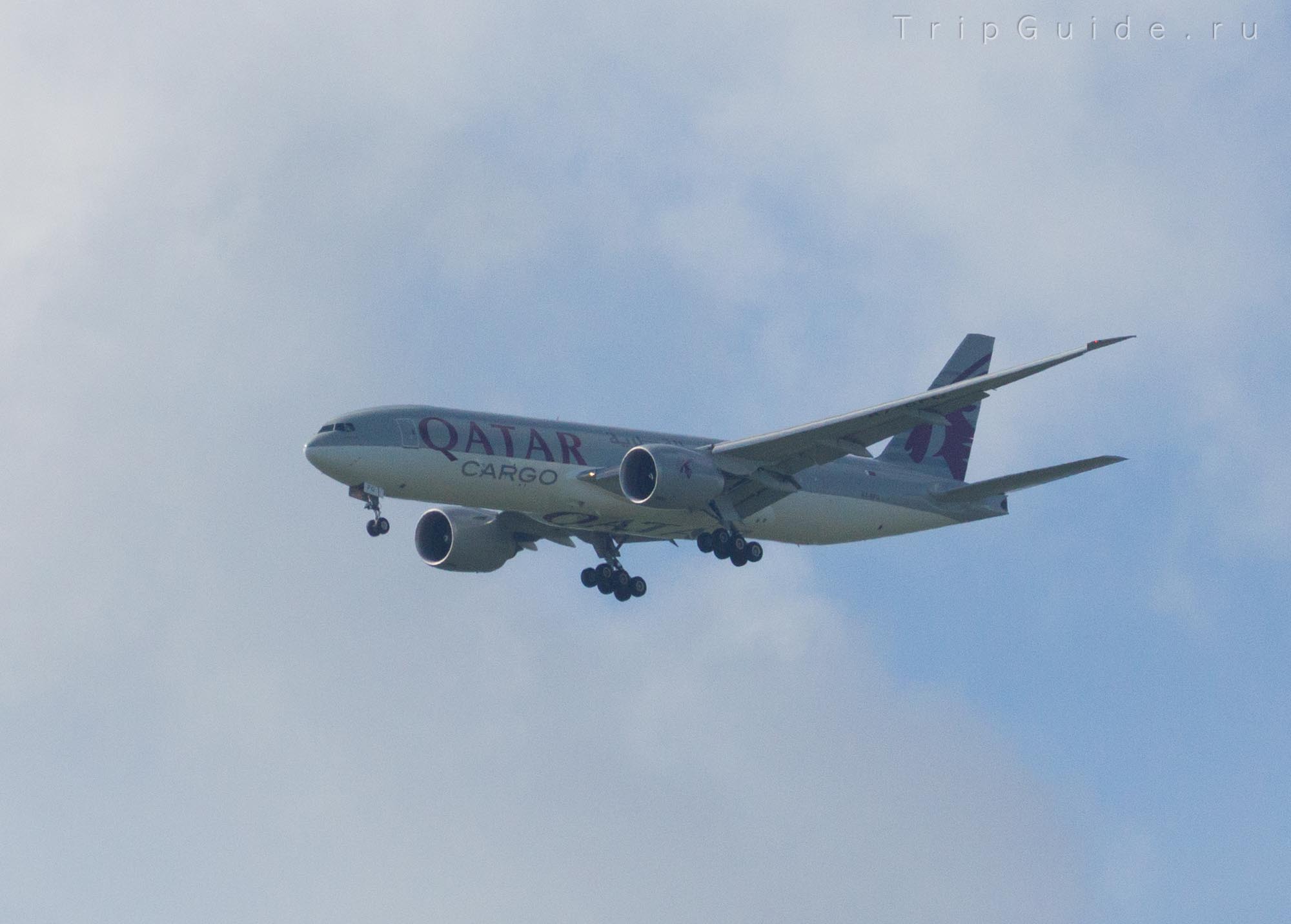 Самолет Qatar Cargo Boeing 777-FDZ, бортовой номер A7-BFG