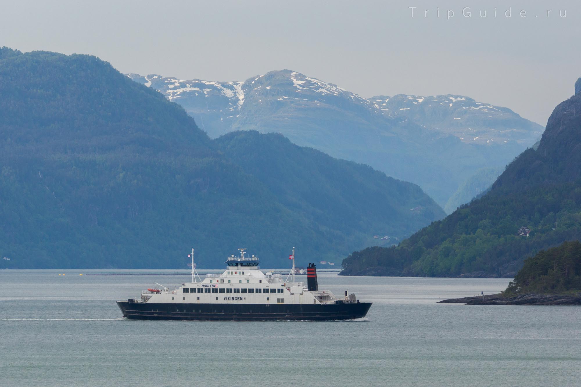 Паром на линии Gjermundshamn — Årsnes