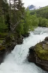 Водопад Гудбрандсьюфет (Gudbrandsjuvet)