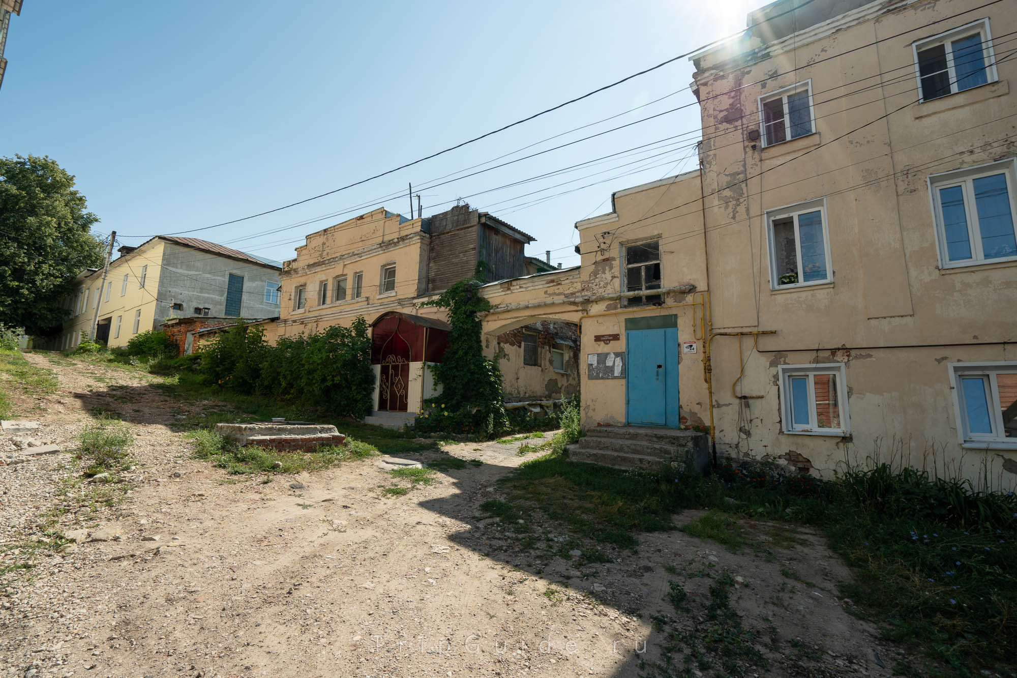 Старинные здания в центре Касимова