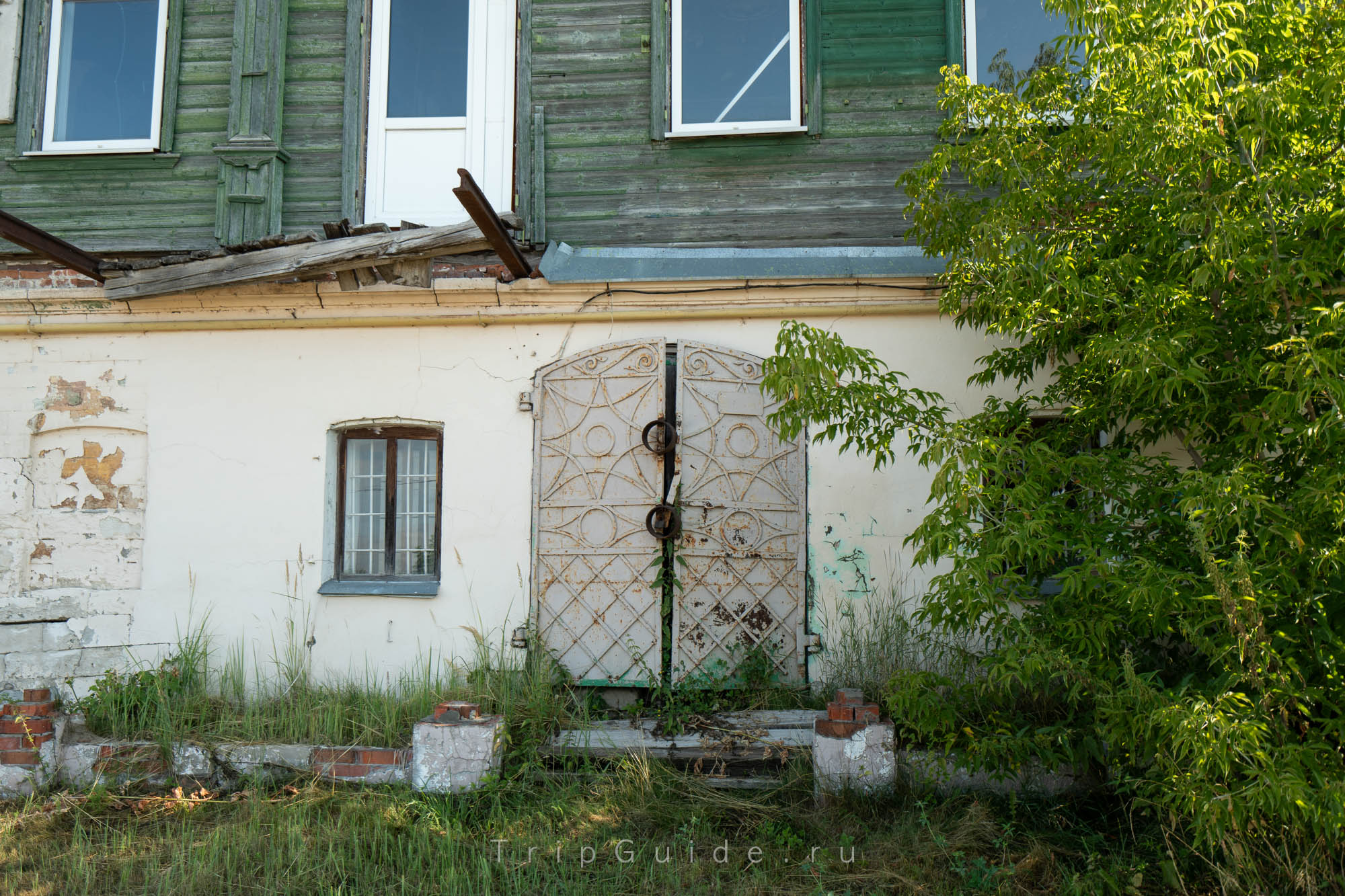 Ворота на доме Качковых в Касимове