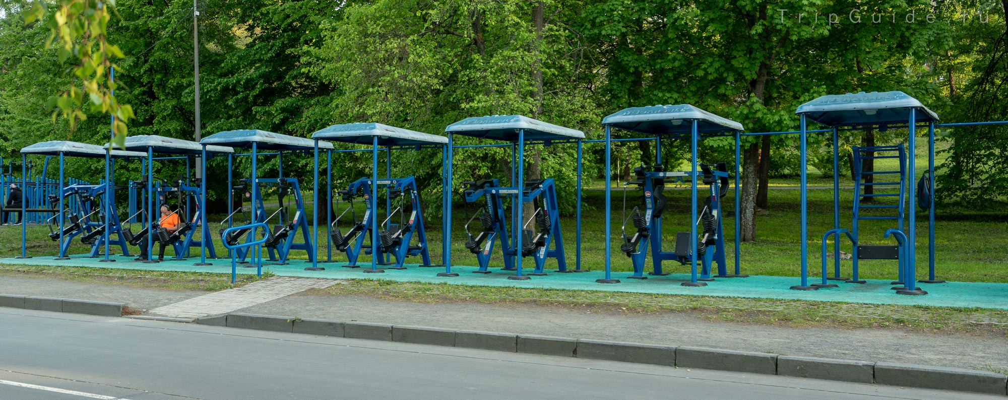 Площадка с тренажерами в Петрозаводске