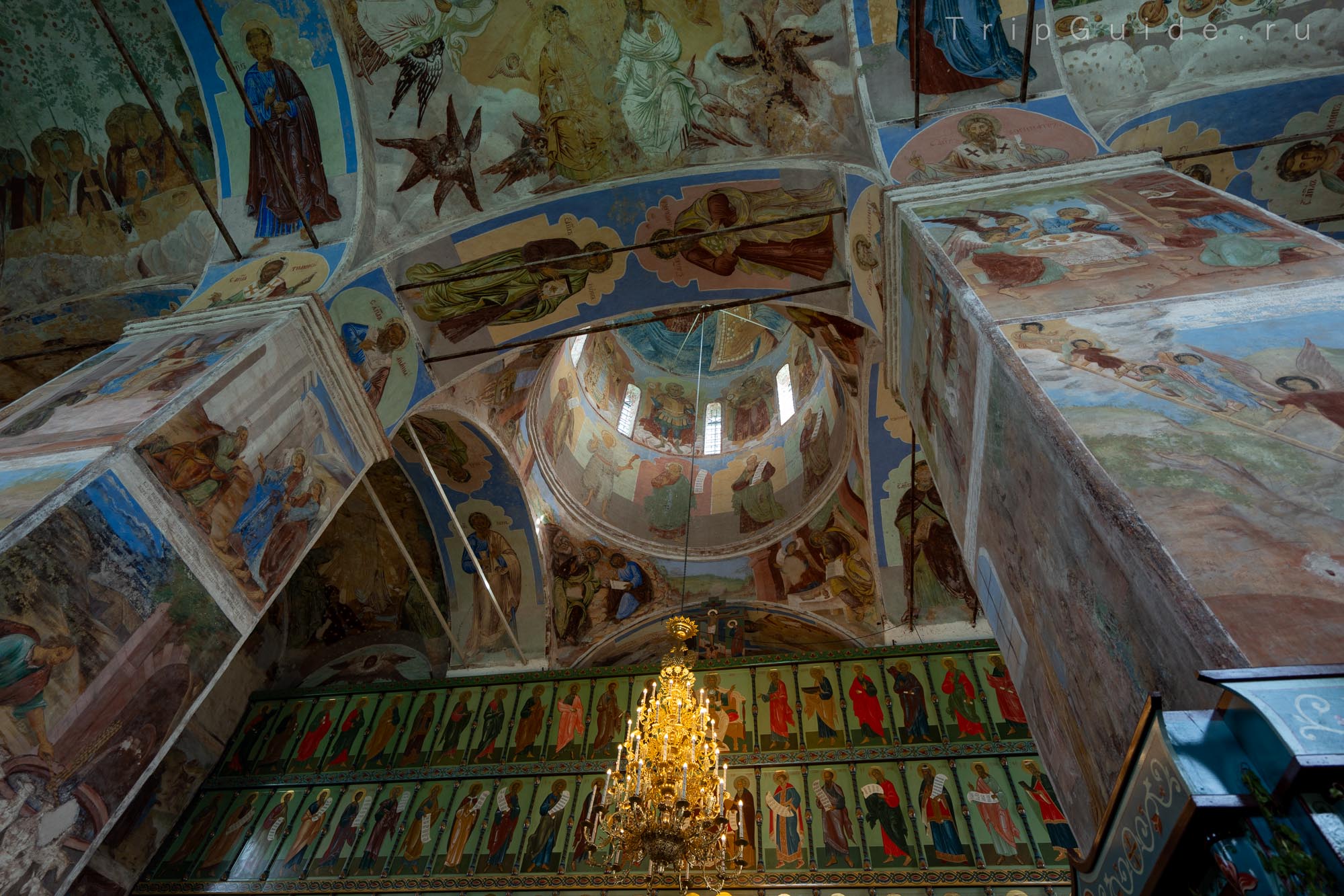 Центральный купол, Троицкий собор Александро-Свирского монастыря