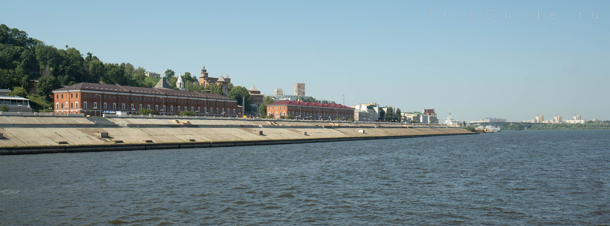 Набережная Волги в Нижнем Новгороде