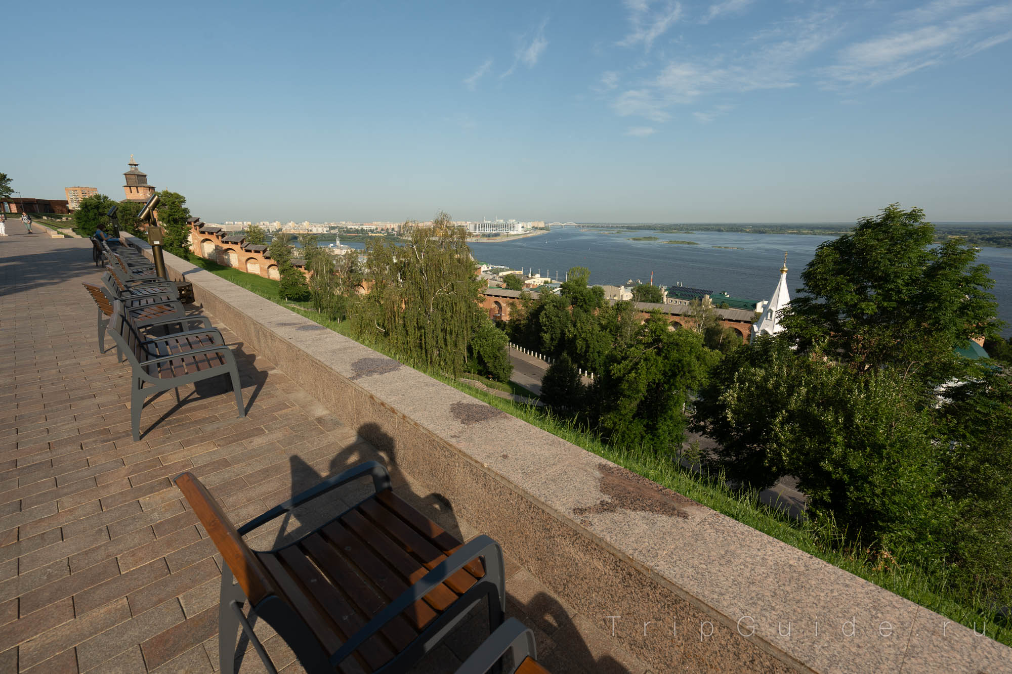 Смотровая площадка в Нижегородском кремле