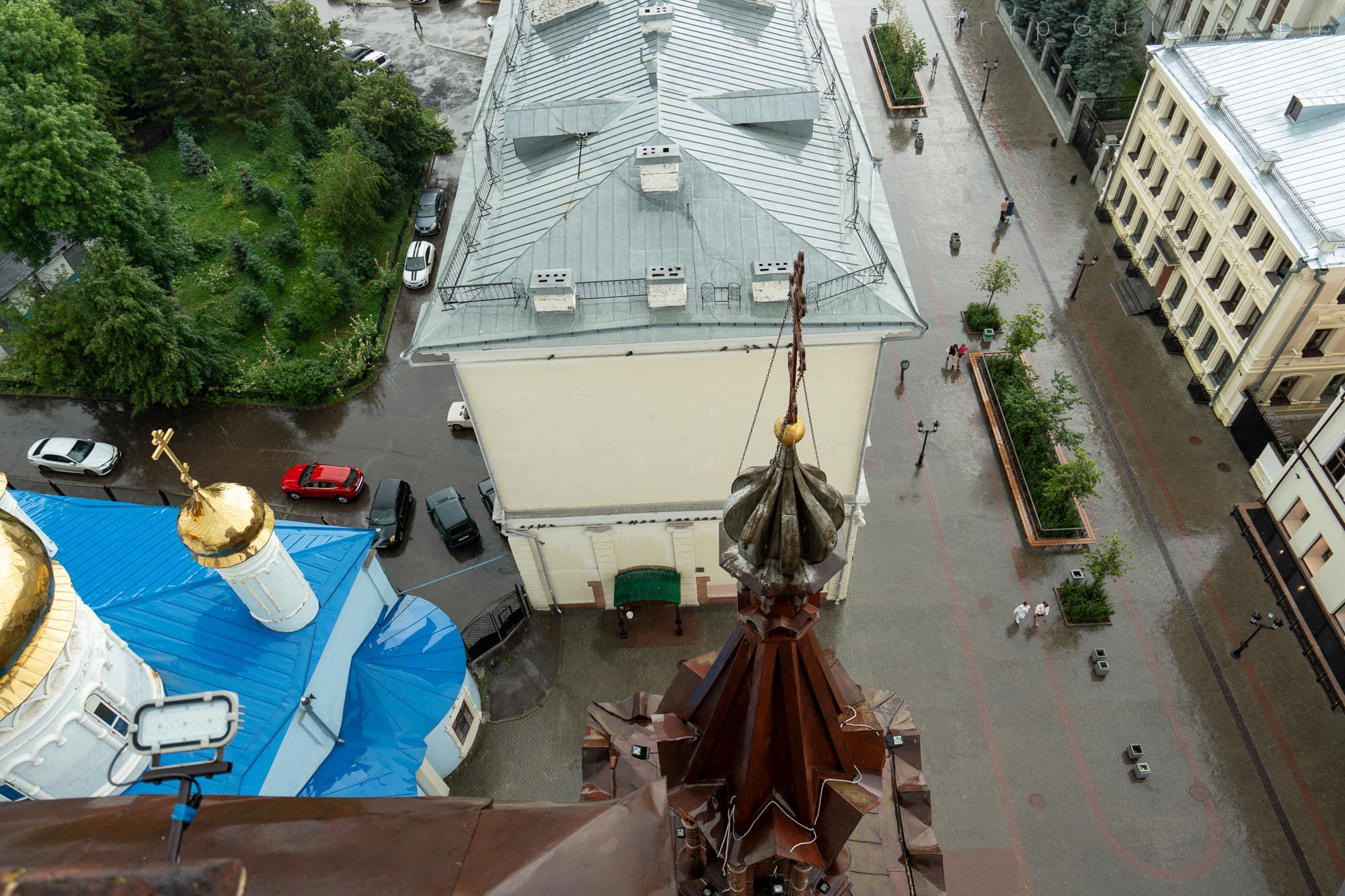 Вид на малую главку колокольни