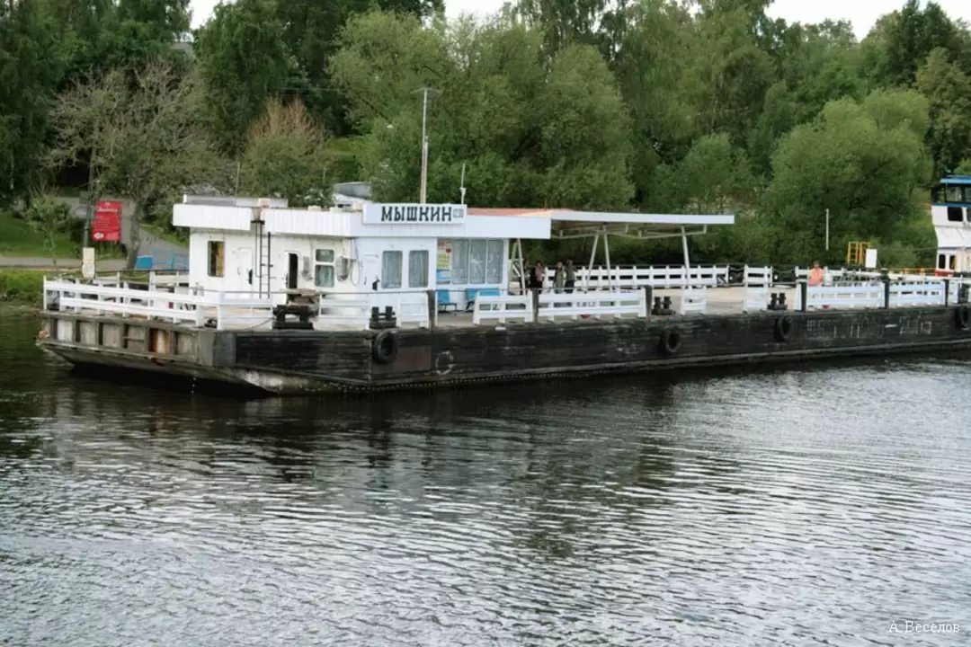 Пристань в городе Мышкин
