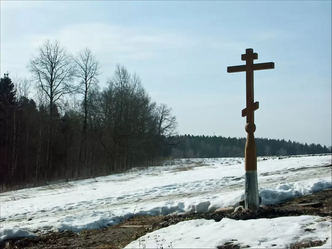 Весеннее поле. Радонеж