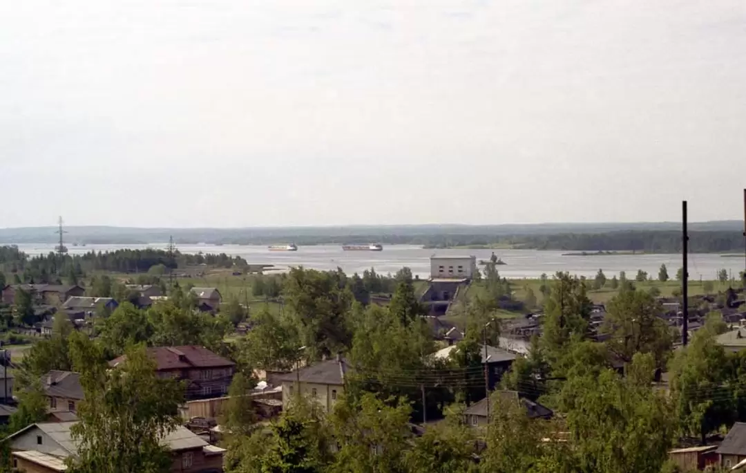 Вытегра, фото города с колокольни